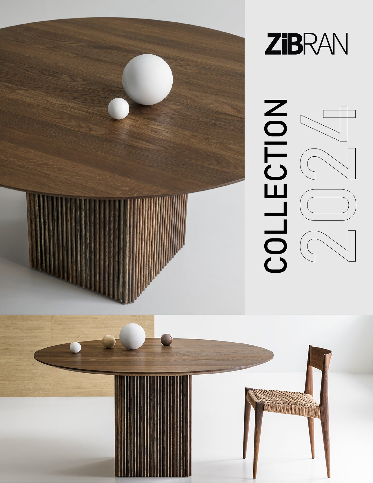 Vue latérale de la table à manger DANOIS | ZIBRAN