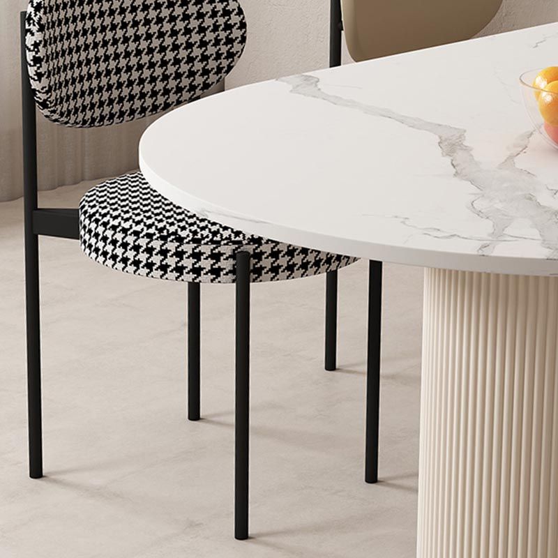 MARVEL Table à manger + 4 Chaises