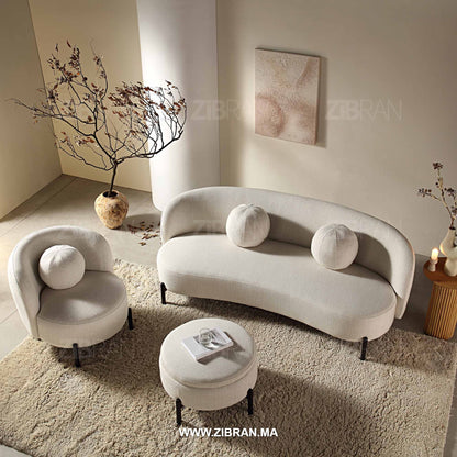 ZELUM – Canapé de prestige royal aux finitions d’orfèvre | ZIBRAN for elegant living spaces in Morocco | ZIBRAN