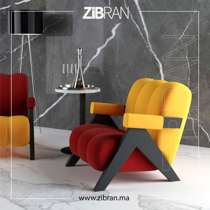 VELAR / Fauteuil Moderne / Confort Audacieux / Collection ZIBRAN