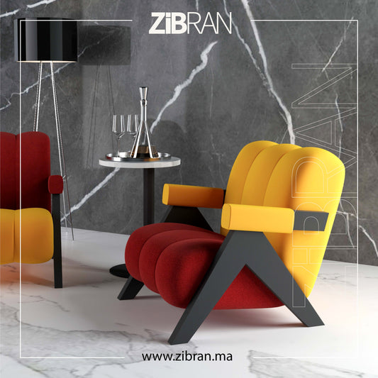 VELAR / Fauteuil Moderne / Confort Audacieux / Collection ZIBRAN