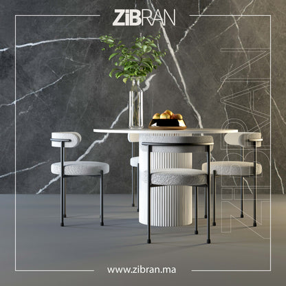 PILLAR - TABLE À MANGER + 4 CHAISES