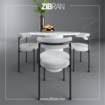 PILLAR - TABLE À MANGER + 4 CHAISES