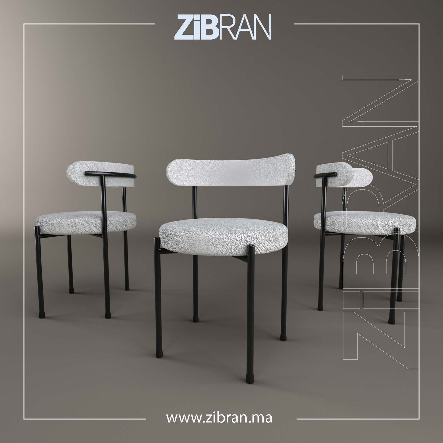 PILLAR - TABLE À MANGER + 4 CHAISES