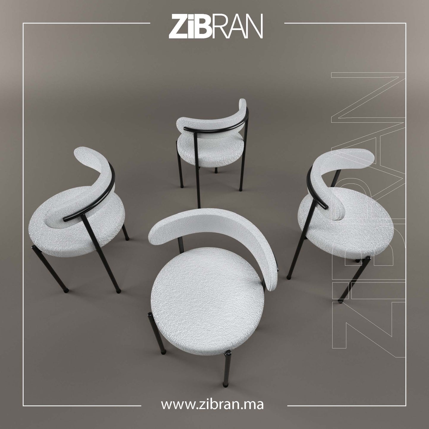 PILLAR - TABLE À MANGER + 4 CHAISES