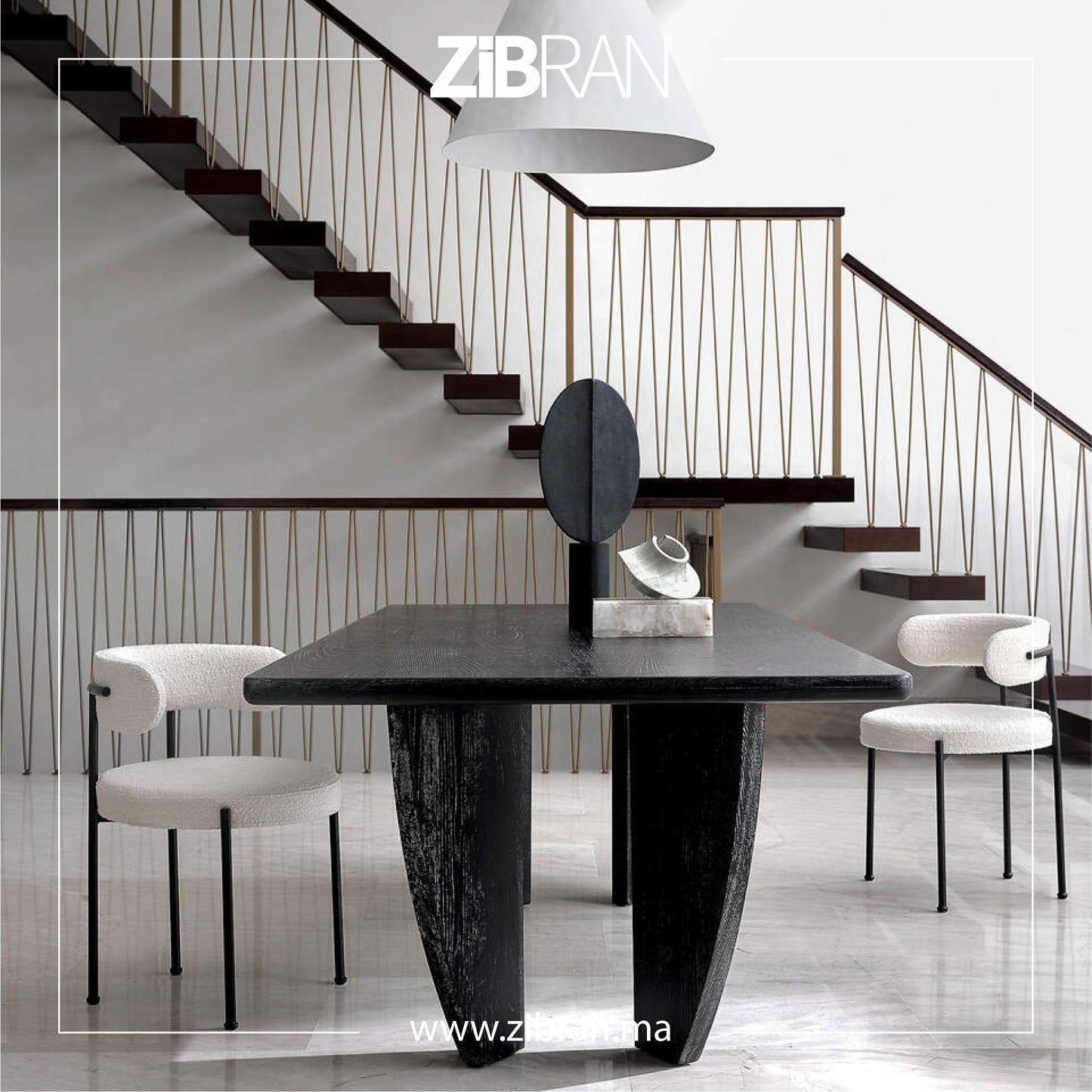 PILLAR - Chaise Bouclé