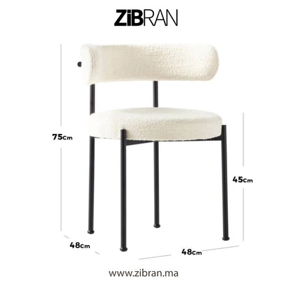 PILLAR - Chaise Bouclé