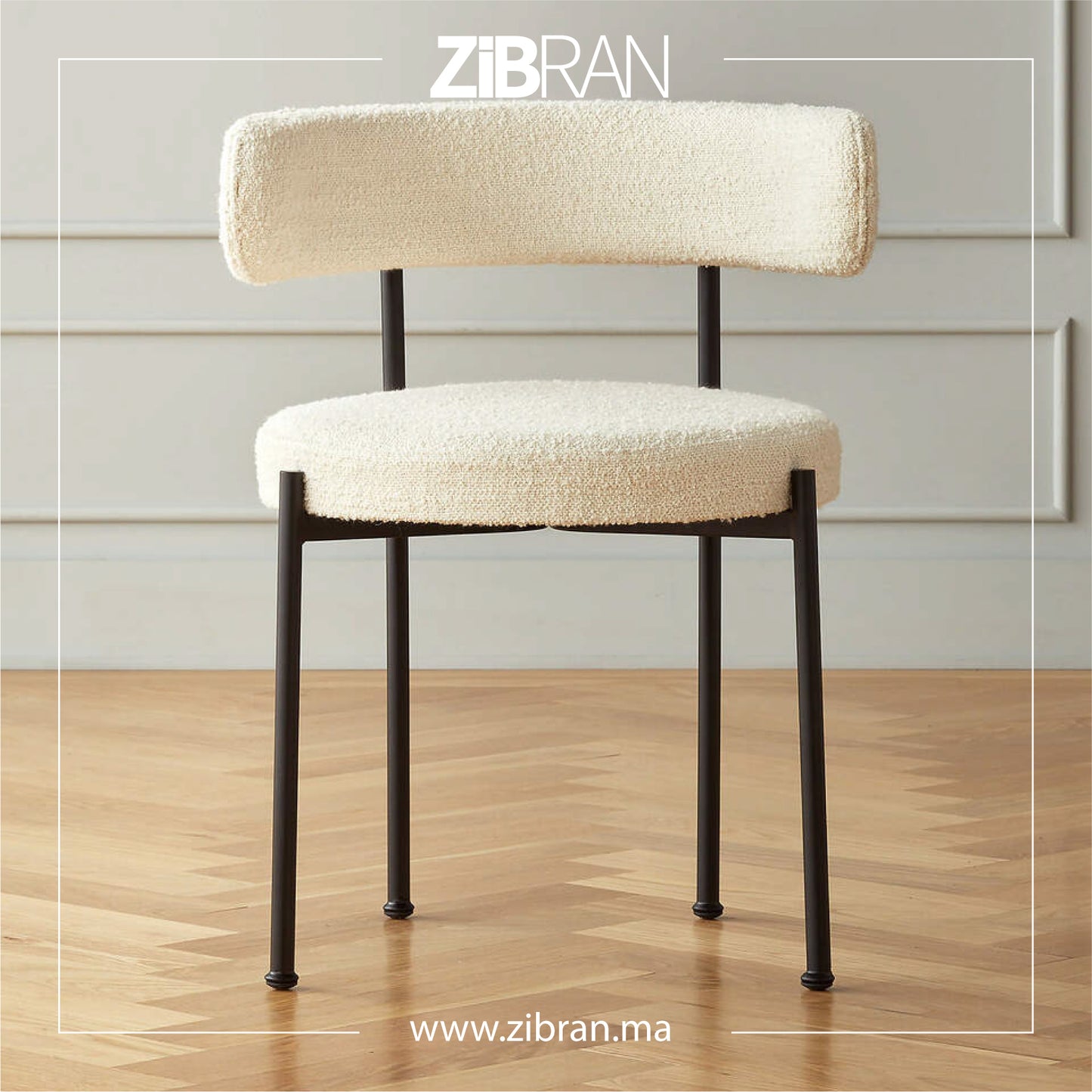 PILLAR - Chaise Bouclé